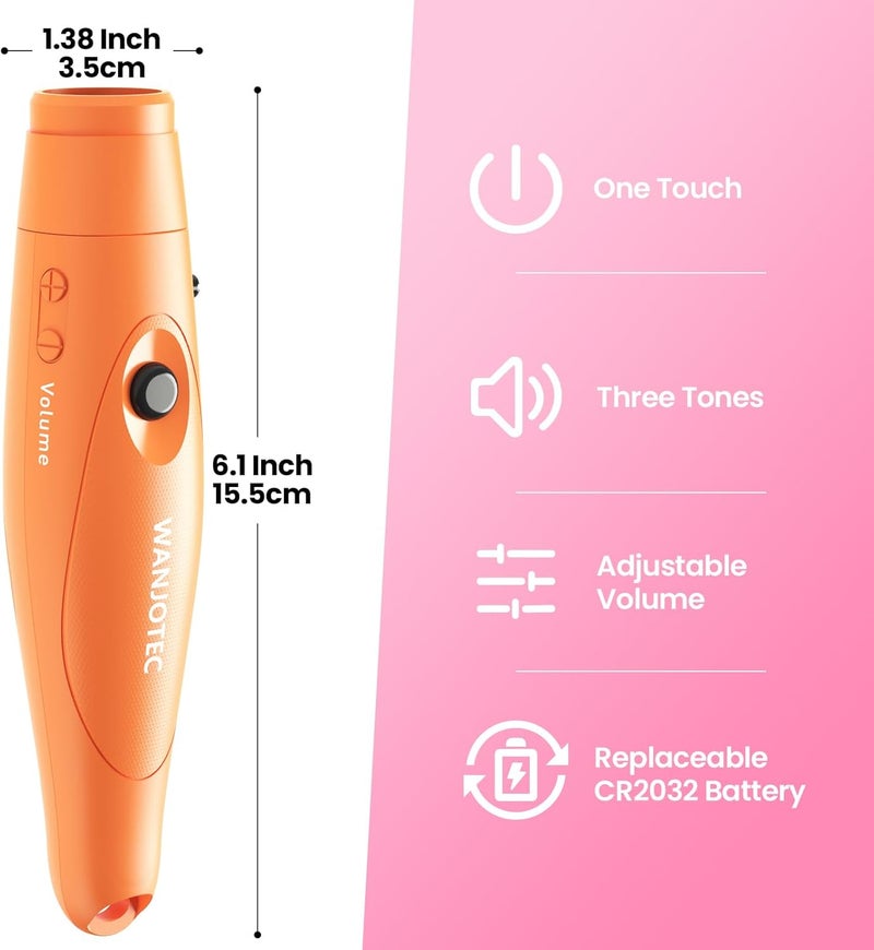 WANJOTEC Electronic Whistle for Teacher Coaches, 3 Tones Adjustable 130db Loudest High Volume Handheld Emergency Electric Whistles for Referee, P.E.Outdoor Sports Whistles with Lanyard - Image 3